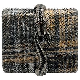 Autre Marque John Hardy Black Multi Snake Wrapped Clutch
