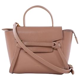 Borsa a mano 2 vie Celine Belt Bag Pico in pelle Beige - Céline