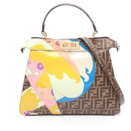 Bolso de mano 2-Way Fendi Peekaboo I.U Medium