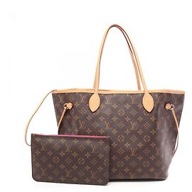 Borsa Tote Louis Vuitton Neverfull MM Monogram Pivoine