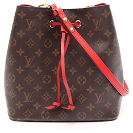 Borsa a tracolla Louis Vuitton NeoNoe Monogram Coquelicot