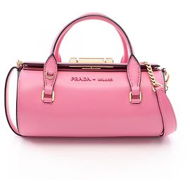 Borsa Prada Civil 2-Way in pelle rosa