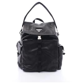 Prada Triangle Logo 2-Way Rucksack/Handtasche