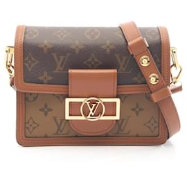 Borsa a tracolla Louis Vuitton Dauphine Mini Monogram Reverse