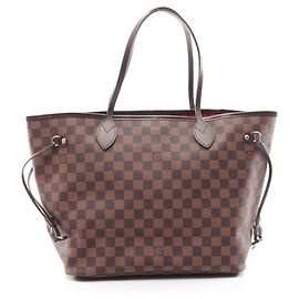 Louis Vuitton Neverfull MM Damier Ebene Tote Bag