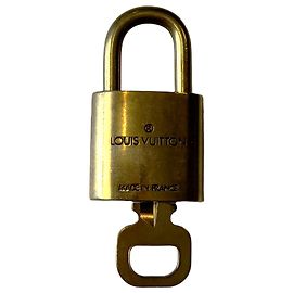 Louis Vuitton Padlock and Key Logo Metal medium