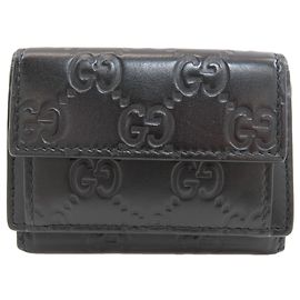 Portafoglio GG Signature Shima Tri-fold Gucci