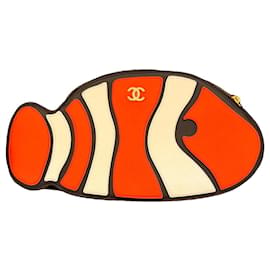 Pochette Chanel Coco Beach 26 Clownfish in pelle