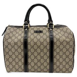 Gucci Web Joy Boston GG Coated Canvas Medium