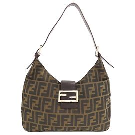 Borsa a spalla Fendi One-Shoulder in tela con motivo Zucca