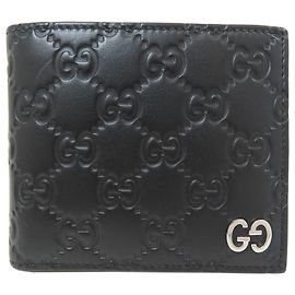 Gucci 473922 GG Signature Shima Bi-fold Wallet