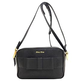 Bolso de hombro Miu Miu con motivo de lazo