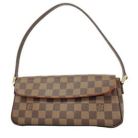 Borsa a tracolla Louis Vuitton Damier Recoleta N51299 Ebene