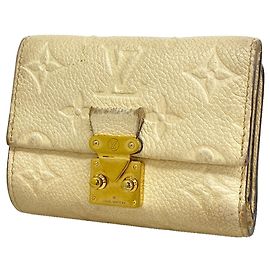 Portafoglio Louis Vuitton Tri-fold in Cream
