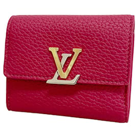 Louis Vuitton Tri-fold Wallet in Raspberry