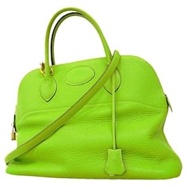 Hermès Borsa Hermes Bolide 35 in Apple Green