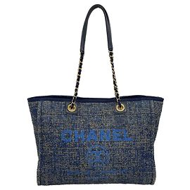 Bolso Tote Chanel Deauville de Tweed