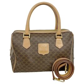 Céline Borsa 2-Way Celine Macadam Brown da donna