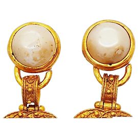 Orecchini a clip Chanel placcati oro