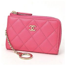 Chanel Matelassé Monedero en L AP0221