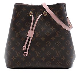 mala de balde Louis Vuitton Monogram Neonoe MM Castanha