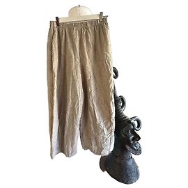 Autre Marque Pantalones anchos NEIRAMI beige de acrílico