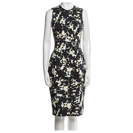 Robe fourreau à imprimé floral Erdem