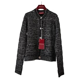 Gucci Cardigan aus Wollmischgewebe mit Schachbrettmuster