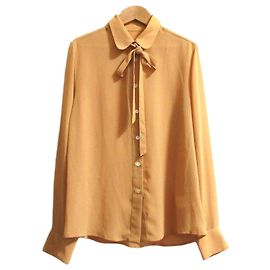 Autre Marque Spick and Span Chiffon-Bluse mit Schleife