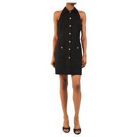 Veronica Beard Schwarzes ärmelloses Hemdkleid - size UK 8