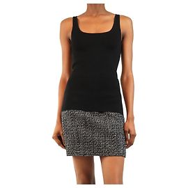 Totême Camiseta de tirantes de punto negra - size S