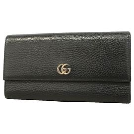 Gucci GG Marmont Leather Long Wallet