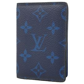 Louis Vuitton Taigarama Cobalt Card Case