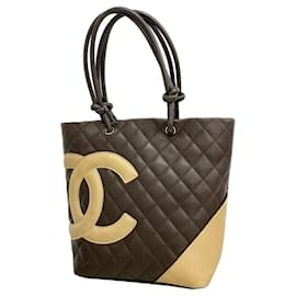 Borsa Tote Chanel Cambon in Pelle di Agnello