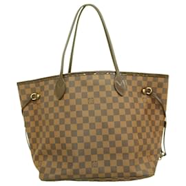Borsa Tote Louis Vuitton Damier Neverfull MM N51105 Ebene