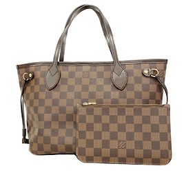 Borsa Tote Louis Vuitton Damier Neverfull PM N40600 Ebene