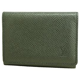 Louis Vuitton Taiga Enveloppe Carte de Visite Card Case