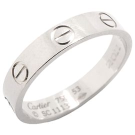 Anello Mini Love Cartier in oro bianco 18K
