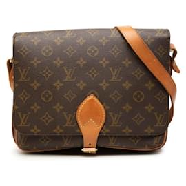 Borsa a tracolla Louis Vuitton Monogram Cartouchiere GM