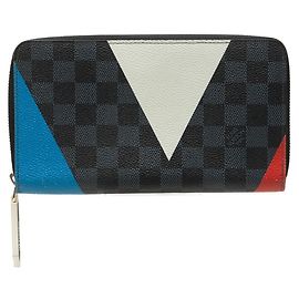 Louis Vuitton Damier Cobalt Zippy Organizer Long Wallet