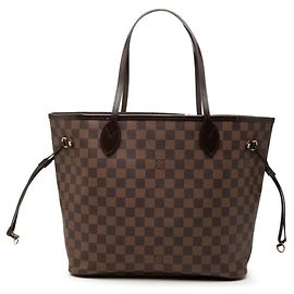 Louis Vuitton Damier Neverfull MM Tote Bag