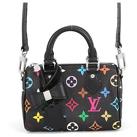 Bolso de mano Louis Vuitton Monogram Multicolore Nano Speedy