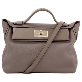 Hermès Borsa Hermes Etain in pelle Togo