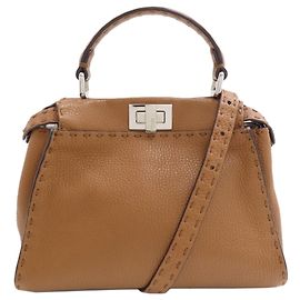Sac à main 2-Way Fendi Peekaboo Mini Selleria