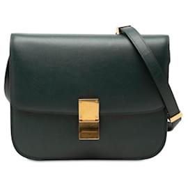Celine Classic Box Medium Crossbody Shoulder Bag - Céline