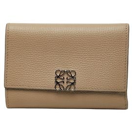 Cartera pequeña vertical tri-fold Loewe Anagram