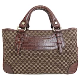 Celine Boogie Bag - Handtasche aus Canvas und Leder - Céline