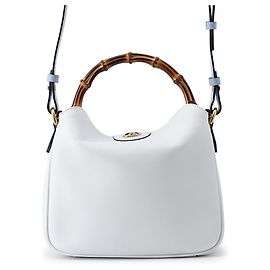 Borsa a mano piccola in pelle Gucci Diana Bamboo