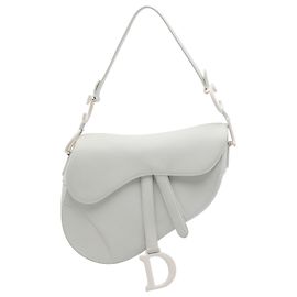 Dior Saddle Bag aus ultra-mattem weißem Kalbsleder