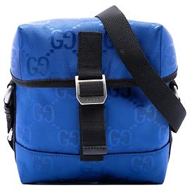Borsa a tracolla Gucci Blue Off The Grid GG Econyl